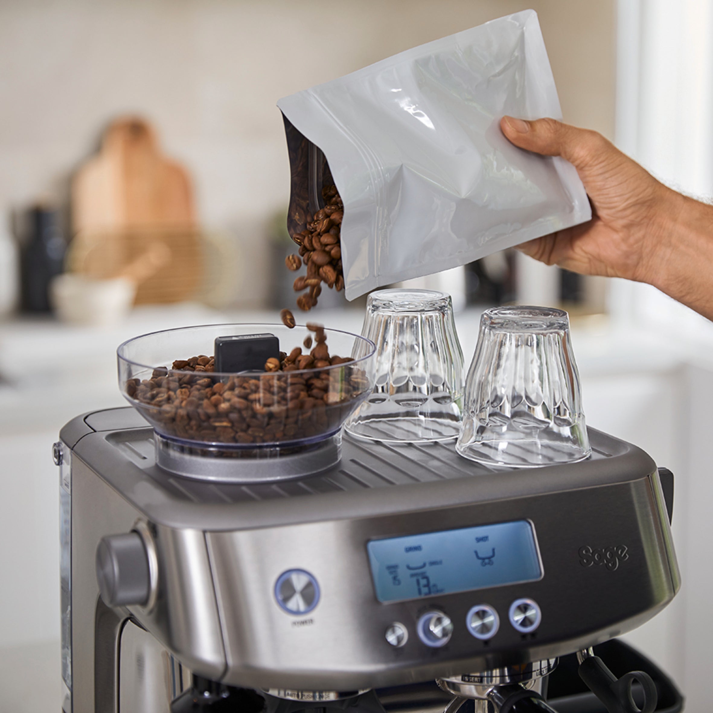 Sage Barista Pro Stainless Steel, front view