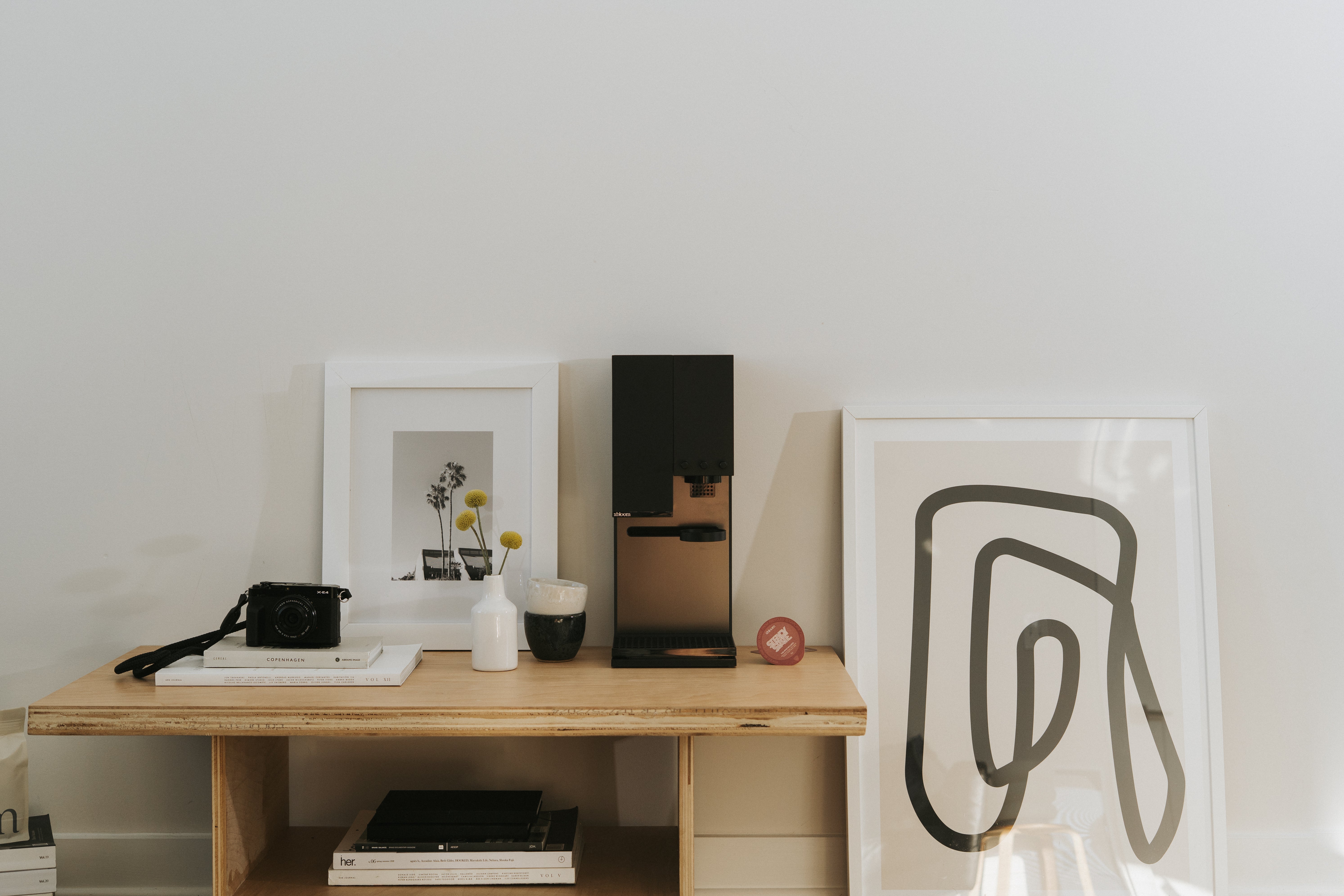 xBloom Studio in Midnight Black in a home kitchen setting