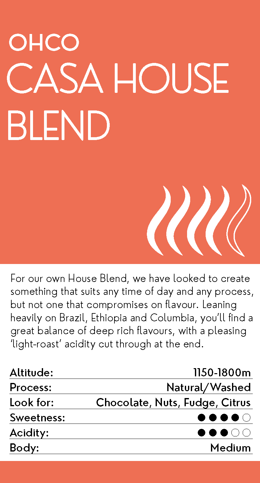Casa OHCO House Blend — All-Day Specialty Coffee