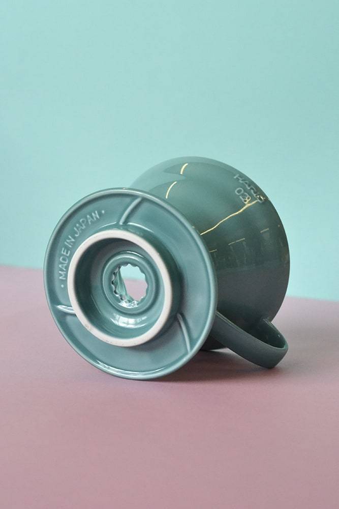 Hario V60 Ceramic Coffee Dripper — Matte Black (Size 02)
